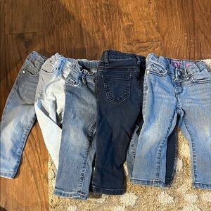 The Children's Place Blue and Gray Jeans Set